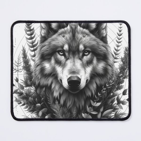 Item preview, Guardian of the Compass: The Wolf's Geometric Haven designed and sold by dungeonwarriors.