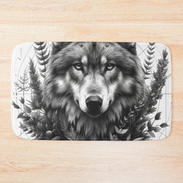 Item preview, Guardian of the Compass: The Wolf's Geometric Haven designed and sold by dungeonwarriors.