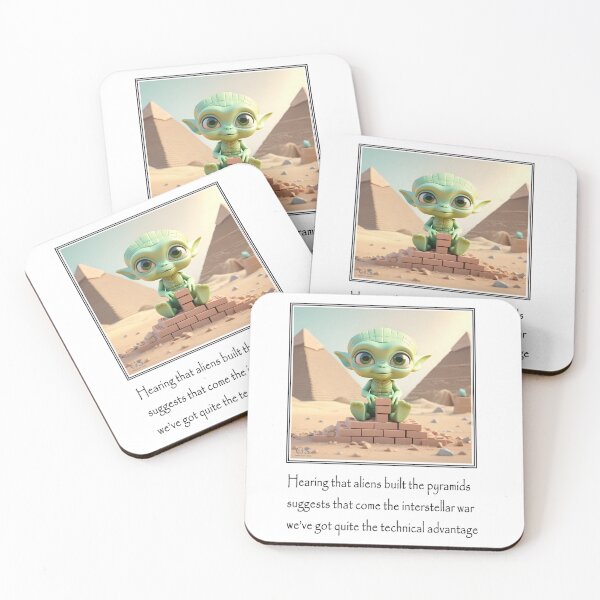 Item preview, Aliens building the pyramids not so concerning designed and sold by Gelastic.