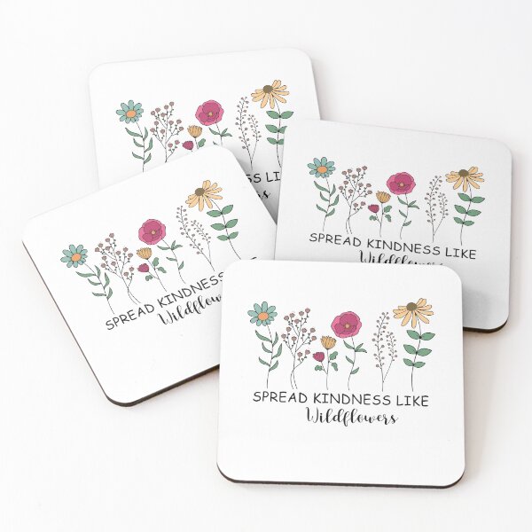 Item preview, Spread Kindness Like Wildflowers, Inspirational, Motivational, Autism Awareness, Neurodiversity ADHD designed and sold by behindthefacts.