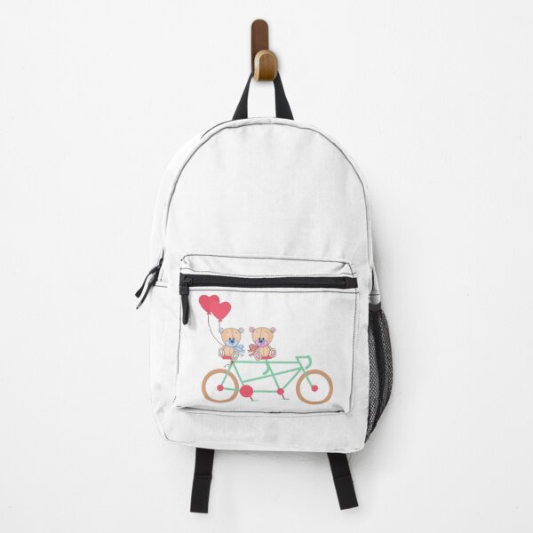 Item preview, Cute bear cubs on a tandem bike designed and sold by ridnaledesigner.