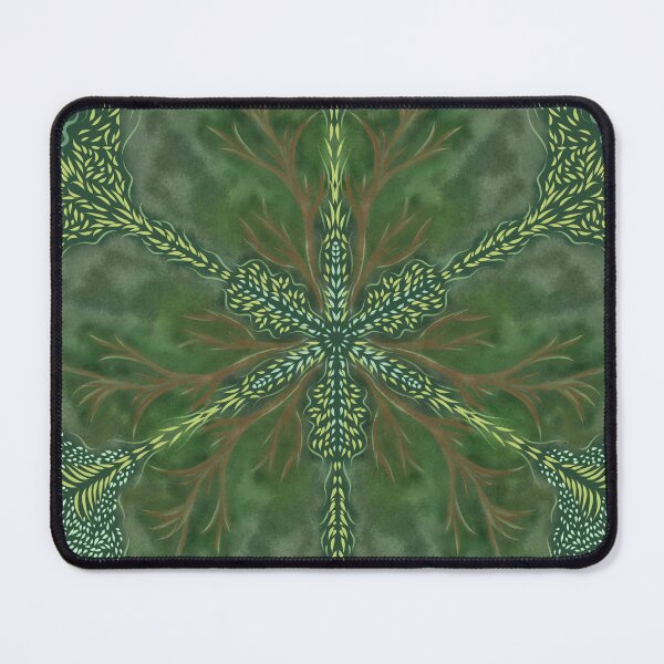 Item preview, Forest Fog Tile designed and sold by DruidOcelotArt.