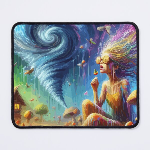 Item preview, A Girl in front of a tornado designed and sold by CTArtder.