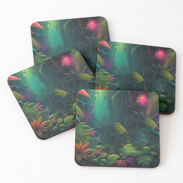 Item preview, Neon Glowing Forest (491) designed and sold by WASjourney.