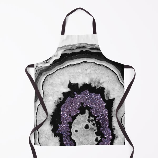 Item preview, Gray Black White Agate with Ultra Violet #1 (Photo of Glitter Only - Not Reflective) designed and sold by Anita's & Bella's Art.