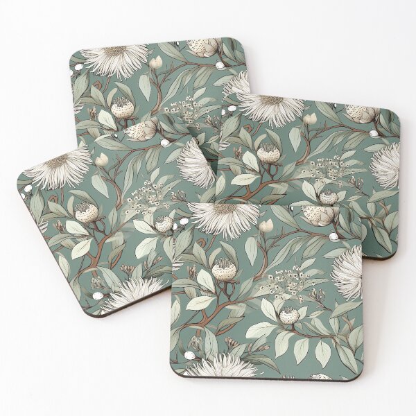 Item preview, Australian Flowers Earthy Tones designed and sold by Eden Digital Creative.