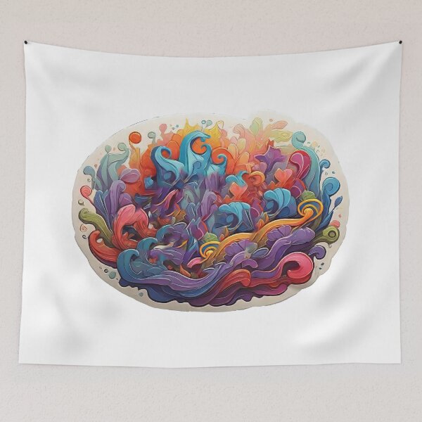 Item preview, Whimsical Regal Amoeba Blob (492) designed and sold by WASjourney.