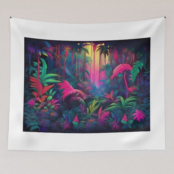 Item preview, Fantastical Neon Paradise (493) designed and sold by WASjourney.