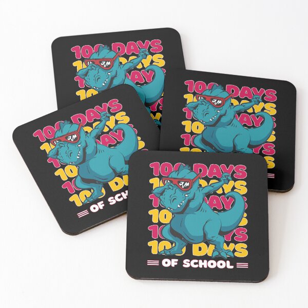 Item preview, 100 Days of school typography featuring a T-rex dino Dabbing #1 designed and sold by XYDstore.