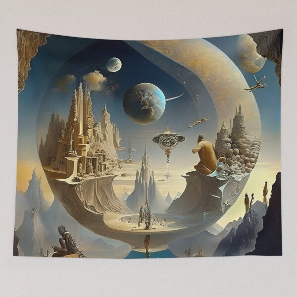 Item preview, Beyond Reality: Abstract Fantasy T-Shirt designed and sold by artmanikin.