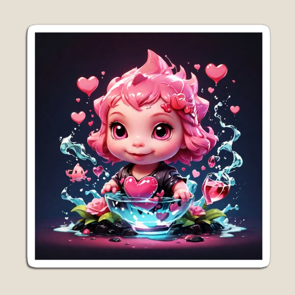 Item preview, Cute Baby Pink Dino Love Potion designed and sold by Kaizoku85.