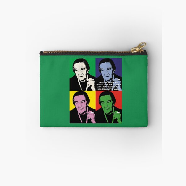Artikelvorschau, Zitat von Golda Meir: Ob Frauen besser als Männer sind, kann ich nicht sagen – aber ich kann sagen, dass sie sicherlich nicht schlechter sind, Retro-Pop-Art entworfen und verkauft von InnaMGraphic.