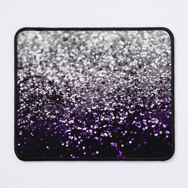 Item preview, Dark Night Purple Black Silver Glam #1 (Photo of Glitter Only - Not Reflective) designed and sold by Anita's & Bella's Art.