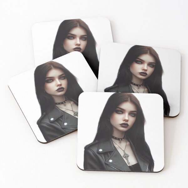 Item preview, Young gothic woman designed and sold by SommeryLaser.