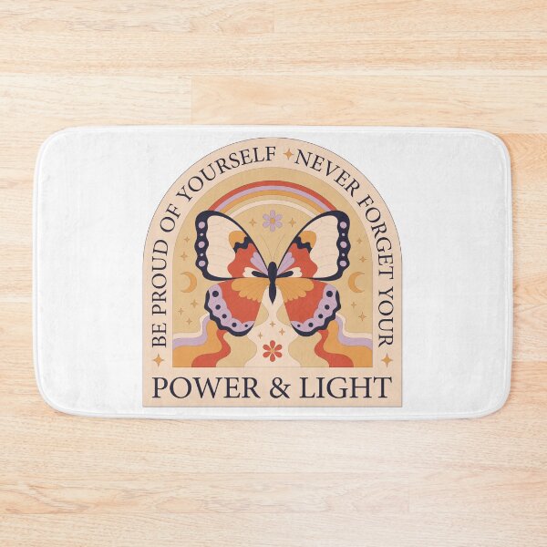 Item preview, Empower Your Space: Butterfly-Adorned 'Power and Light' Illustration designed and sold by OpsDesing.