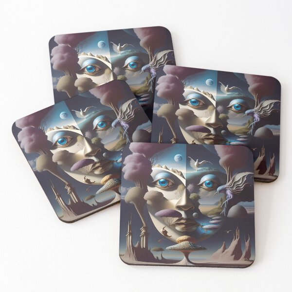 Item preview, Surrealistic Portrait T-Shirt designed and sold by artmanikin.