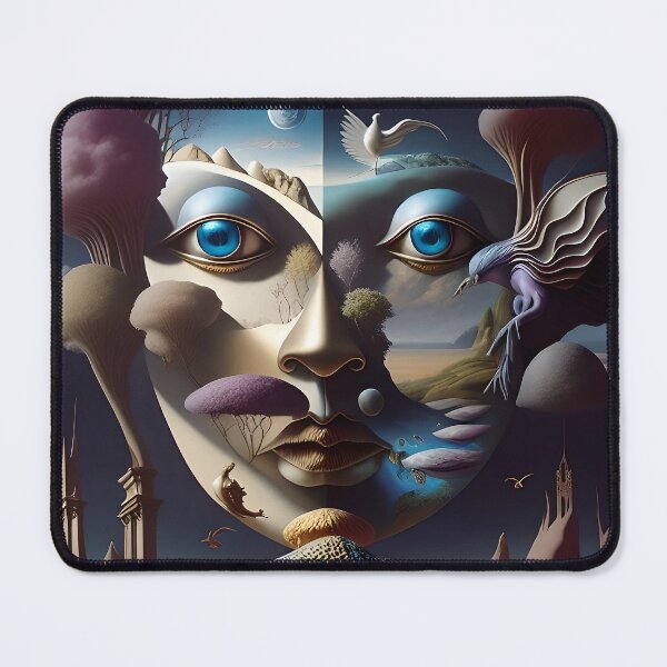 Item preview, Surrealistic Portrait T-Shirt designed and sold by artmanikin.