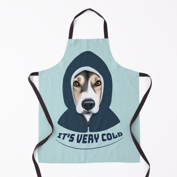Item preview, dog wears a jacket because he is cold designed and sold by Firas Aljazzar.