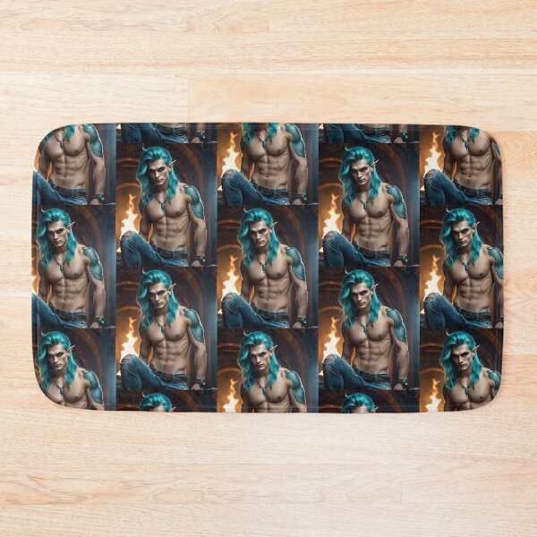 Item preview, An elve shirtless male asking you with his eyes designed and sold by NerdscapeDC.