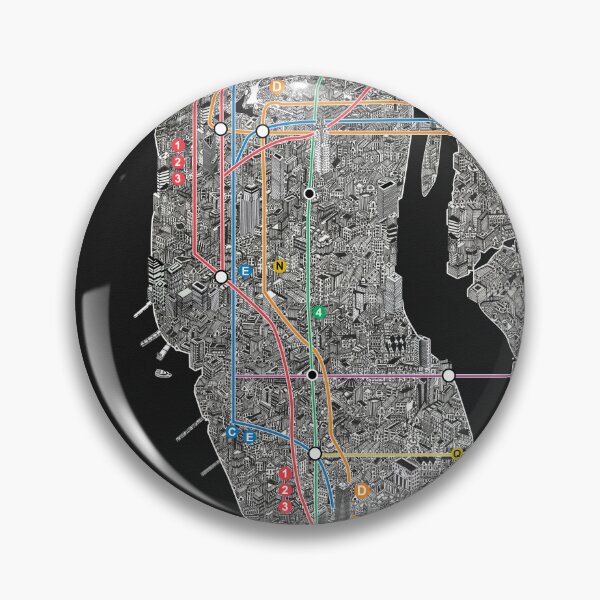 Item preview, New York city NYC subway map america designed and sold by oliver polanski.