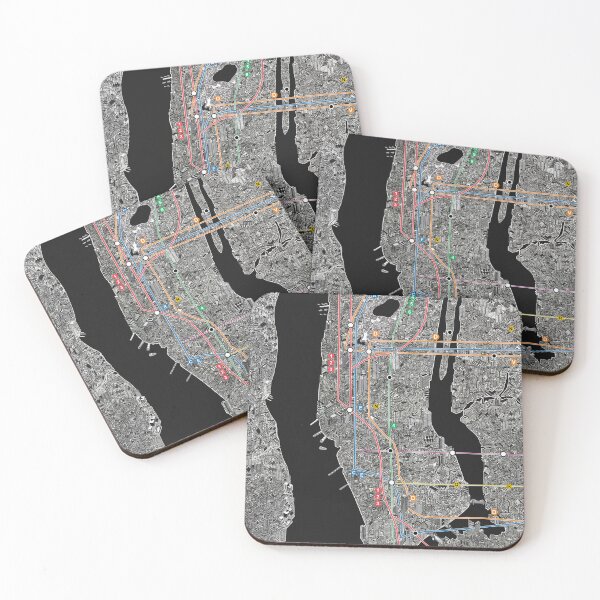Item preview, New York city NYC subway map america designed and sold by oliver polanski.