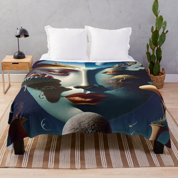 Item preview, The Beauty and Mystery Portrait T-Shirt designed and sold by artmanikin.