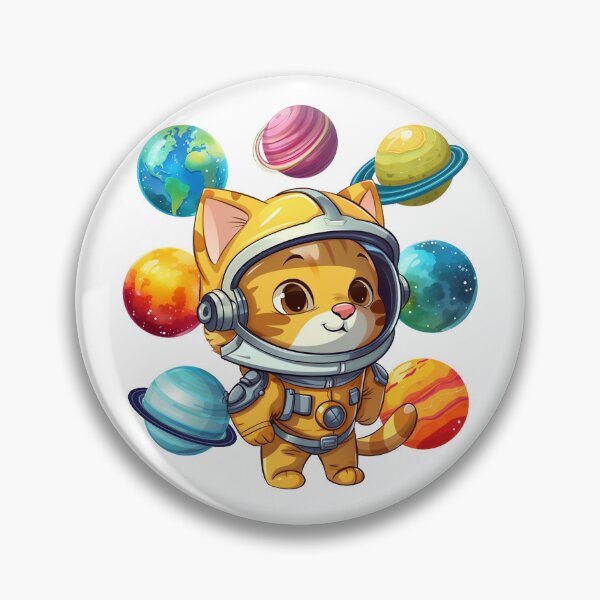 Item preview, Kitten in space designed and sold by PepeCartoon.