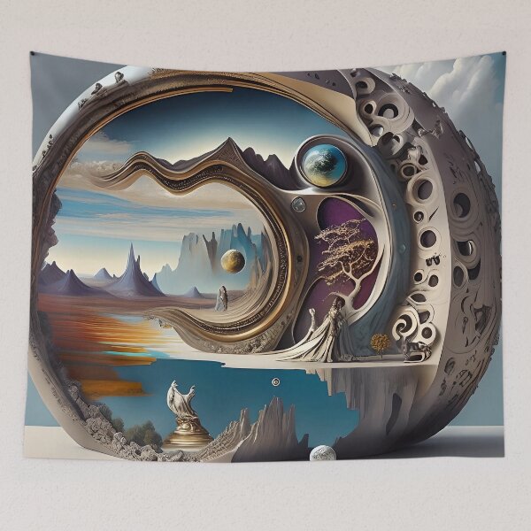 Item preview, Relaxing Fantasy Art t-shirt designed and sold by artmanikin.