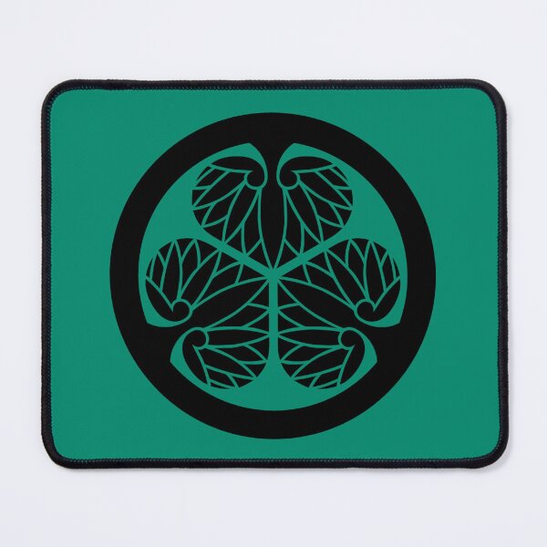 Item preview, Traditional Japanese Samurai crest: Tokugawa mallow - Aotake designed and sold by Onigokko.