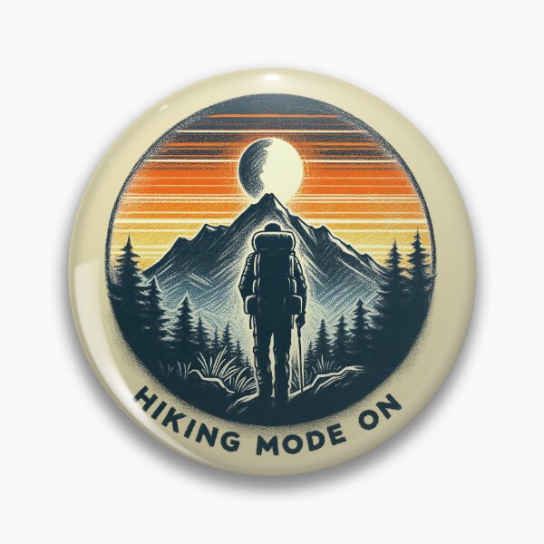 Item preview, Hiking Mode On: Embrace the Outdoor and Eco-Trend designed and sold by RuyaFab.