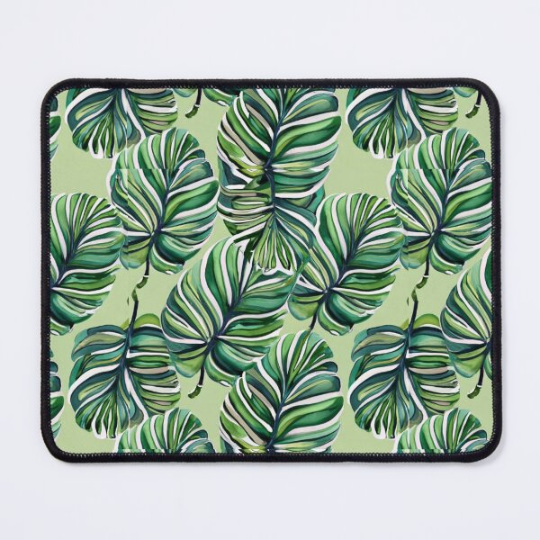 Item preview, watercolor Monstera Leaf pattern, Palm Green Nature Painterly Seamless Painting designed and sold by sadedream.
