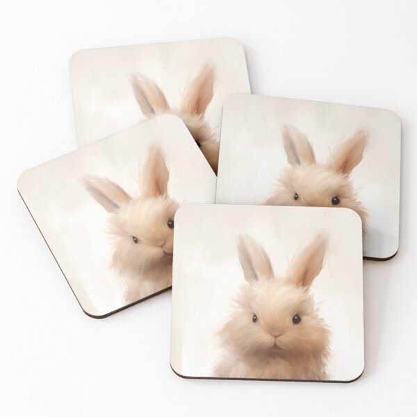 Item preview, cute rabbit designed and sold by WarmHeartedArt.