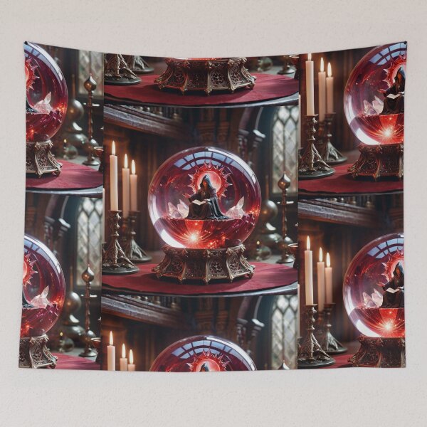Item preview, Wizard Inside a Crystal Ball designed and sold by NerdscapeDC.