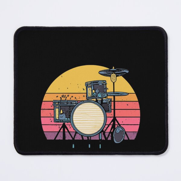 Item preview, Vintage colors sunset and skates drums designed and sold by desinganddecor.