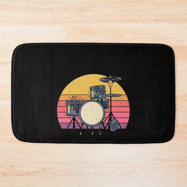 Item preview, Vintage colors sunset and skates drums designed and sold by desinganddecor.