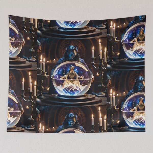 Item preview, Wizard Inside a Crystal Ball designed and sold by NerdscapeDC.