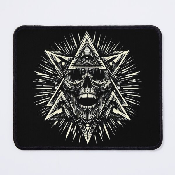 Item preview, Paintings from the Illuminati series-All-seeing eye and skull, Masonic, Knowledge, designed and sold by 2012DreamVision.