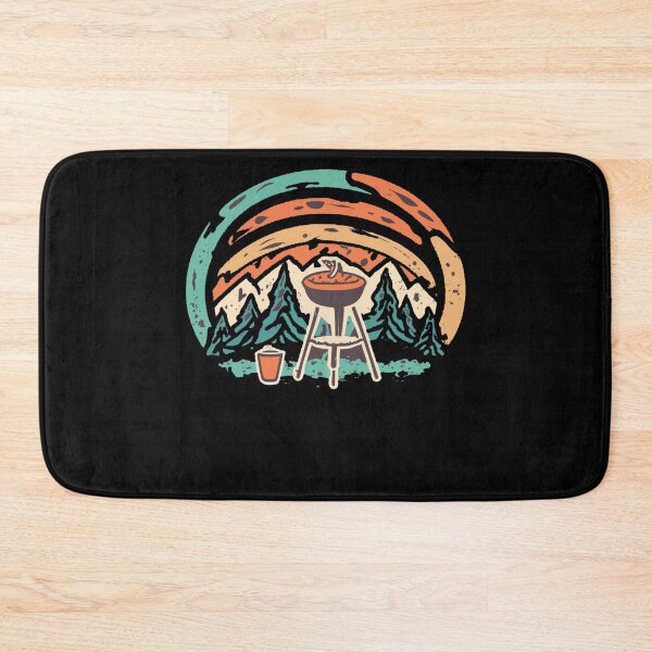 Item preview, Vintage colors sunset and barbeque designed and sold by desinganddecor.