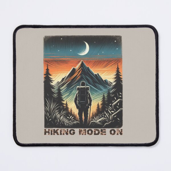 Item preview, Embrace Nature Hiking Mode On for Sustainable Adventures designed and sold by RuyaFab.