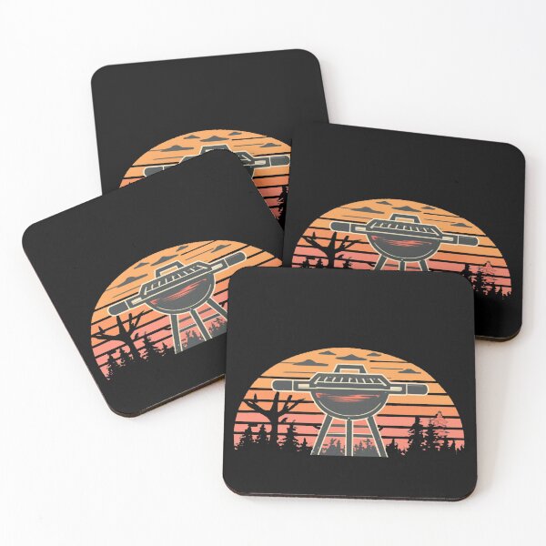 Item preview, Vintage colors sunset and barbeque designed and sold by desinganddecor.