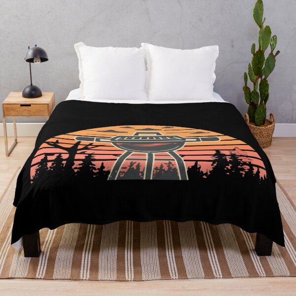 Item preview, Vintage colors sunset and barbeque designed and sold by desinganddecor.