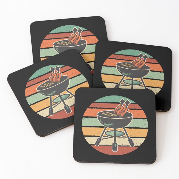 Item preview, Vintage colors sunset and barbeque designed and sold by desinganddecor.