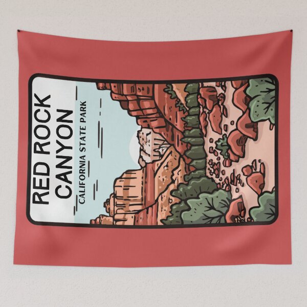 Item preview, Red Rock Canyon, California State Park designed and sold by WatercolorWilds.
