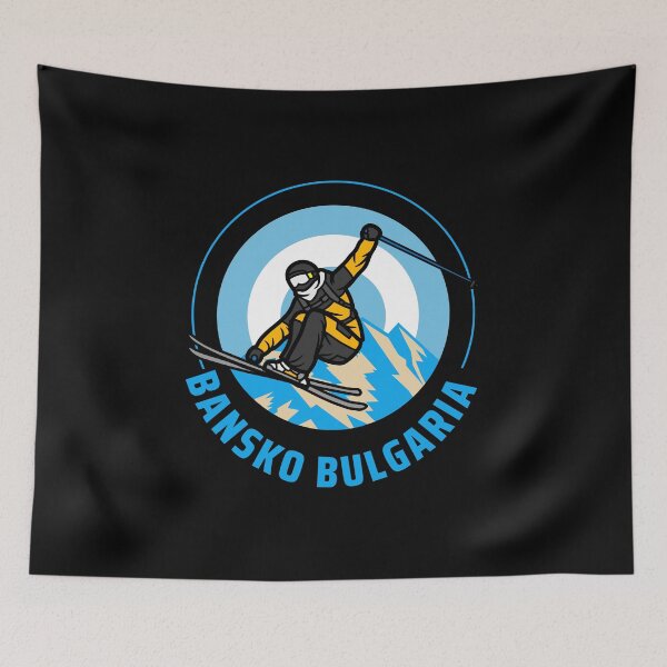 Item preview,  Bansko Bulgaria Ski Resort Funny Sticker designed and sold by CornerStore007.