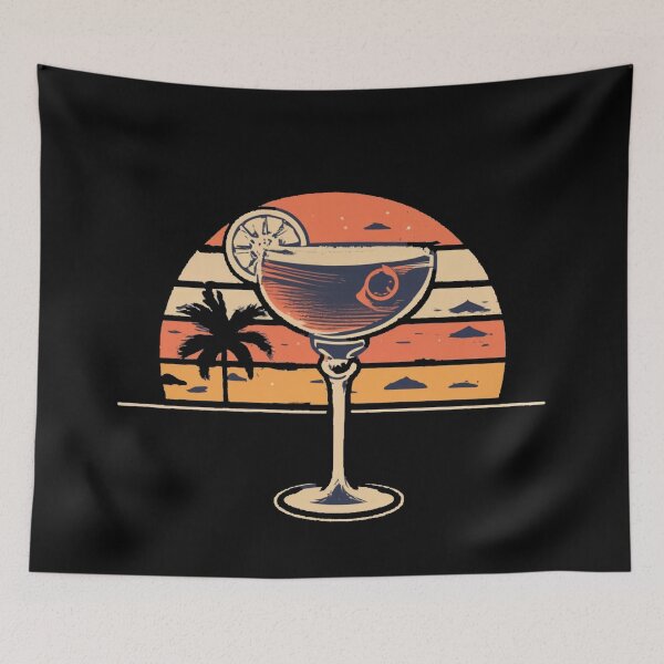 Item preview, Vintage colors sunset and skates drums designed and sold by desinganddecor.