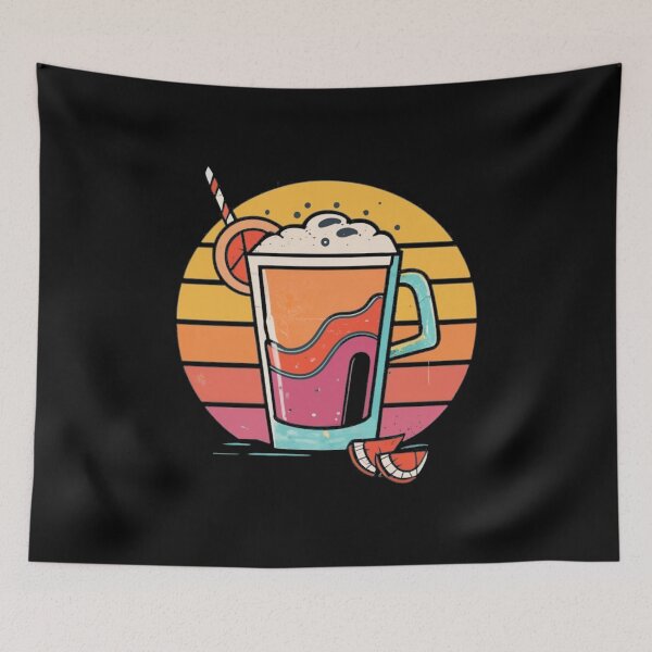 Item preview, Vintage colors sunset and skates drums designed and sold by desinganddecor.