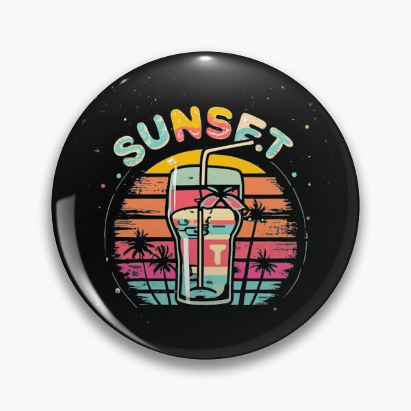 Item preview, Vintage colors sunset and skates drums designed and sold by desinganddecor.