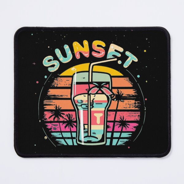 Item preview, Vintage colors sunset and skates drums designed and sold by desinganddecor.