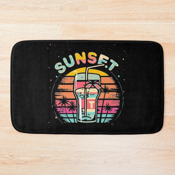 Item preview, Vintage colors sunset and skates drums designed and sold by desinganddecor.