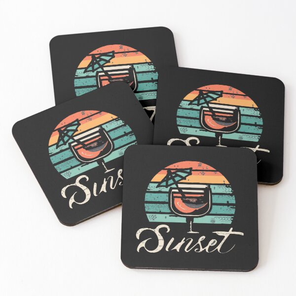 Item preview, Vintage colors sunset and skates drums designed and sold by desinganddecor.